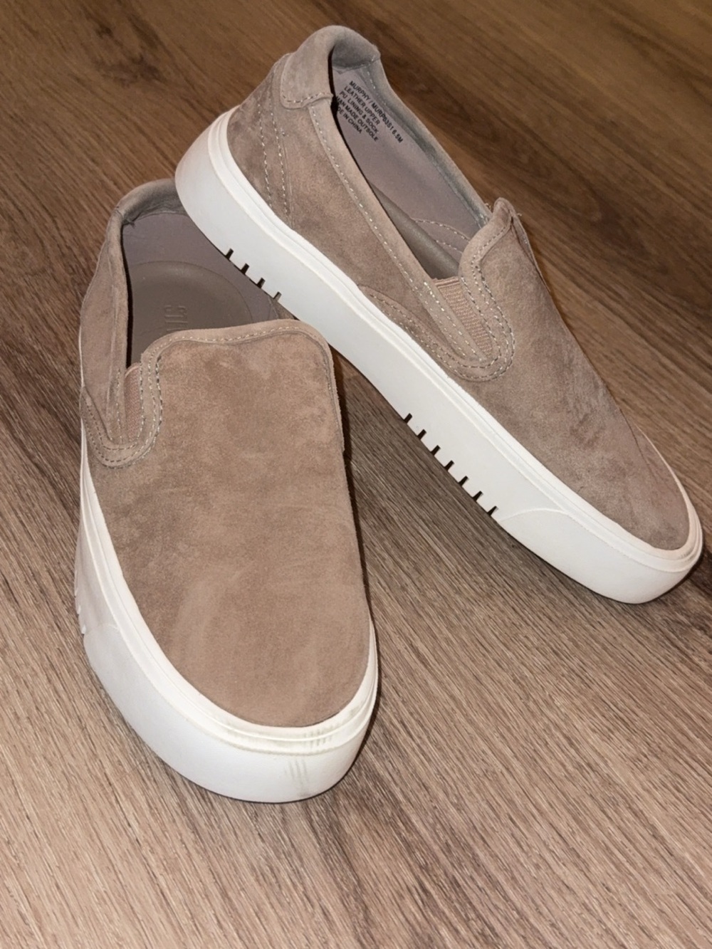Steve Madden Women's Slip-On Suede Sneakers in Taupe